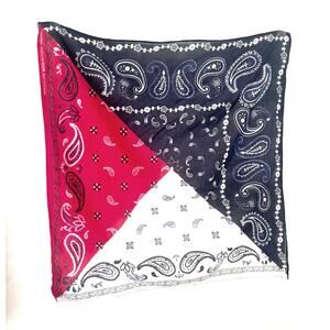 Vintage 100% cotton traditional red white and blue Bandanna